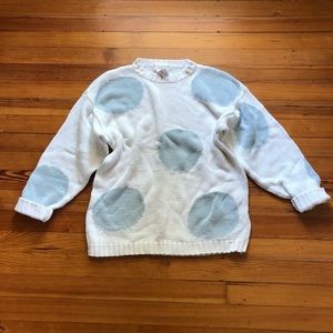 Vintage Jones New York oversized polka dot sweater